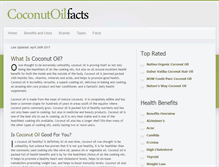 Tablet Screenshot of coconutoilfacts.org